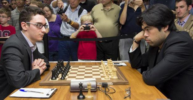 Fabiano Caruana and Hikaru Nakamura